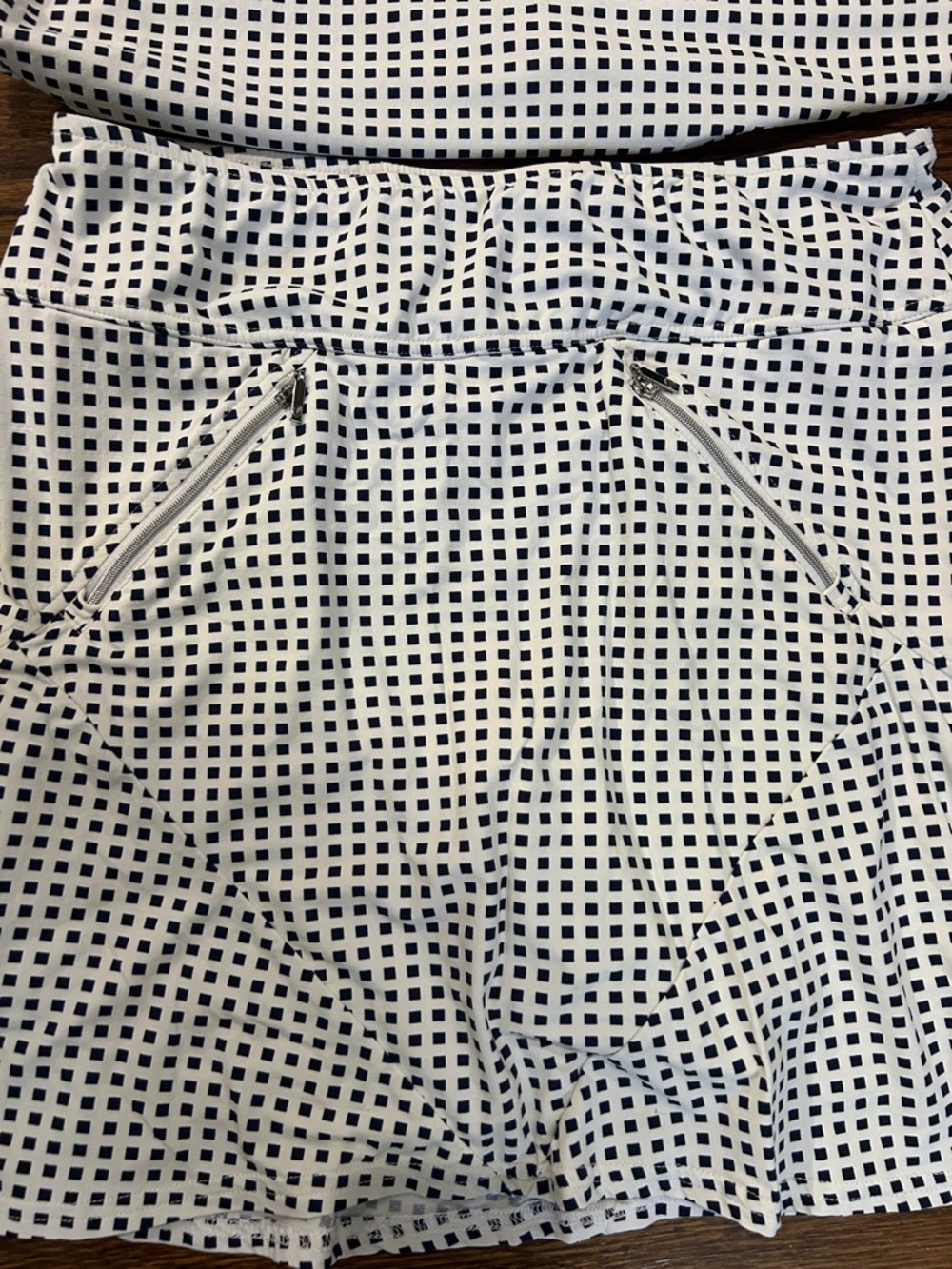 GG blue golf matching set skirt / tank - Picture 3 of 5